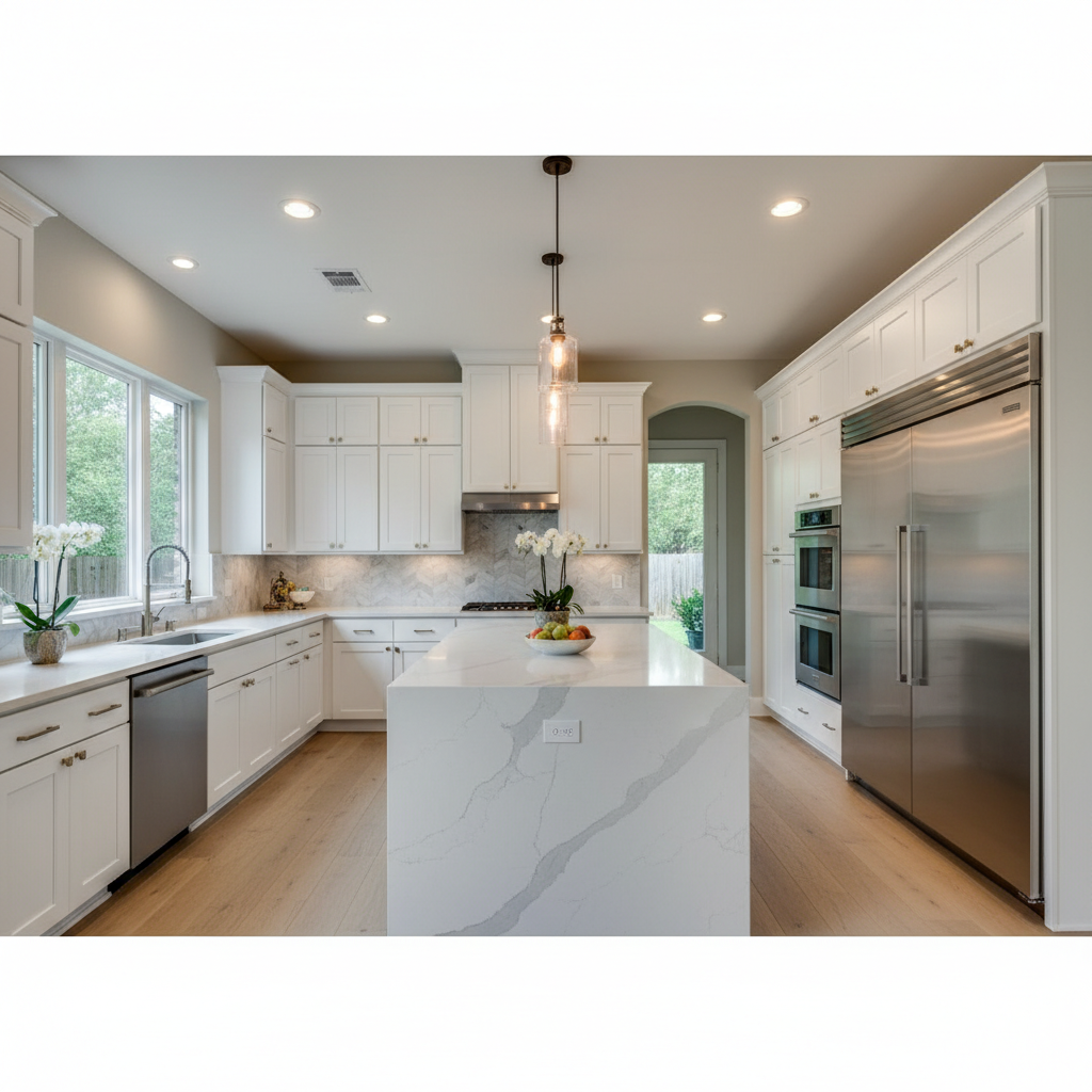 Beautiful completed kitchen renovation showing investment value and ROI