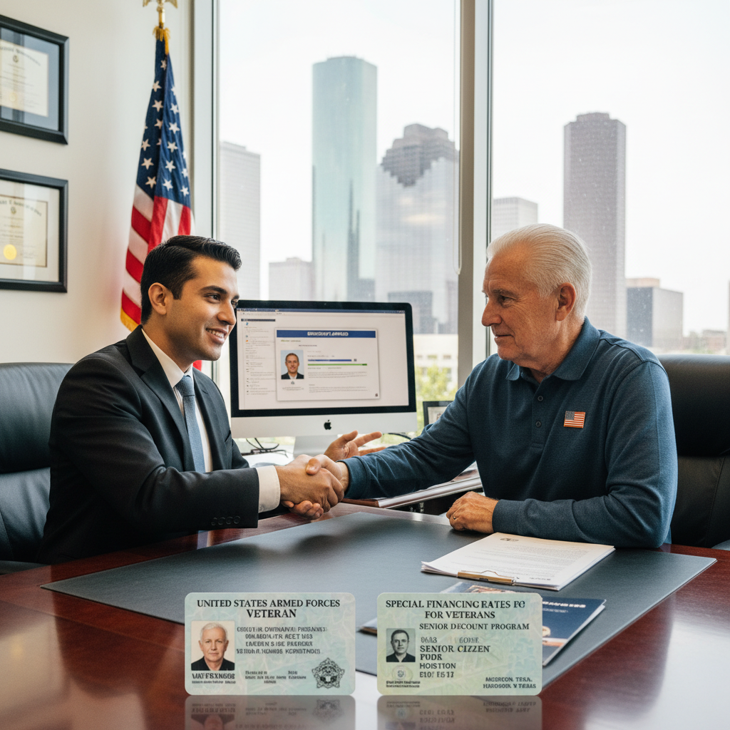 Senior & Military Discounts - Tell Projects Houston TX