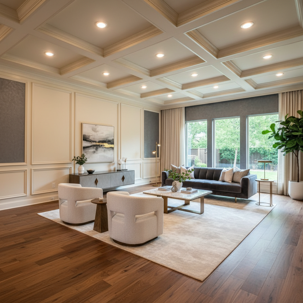 Living Room Remodeling Houston - Tell Projects Houston TX