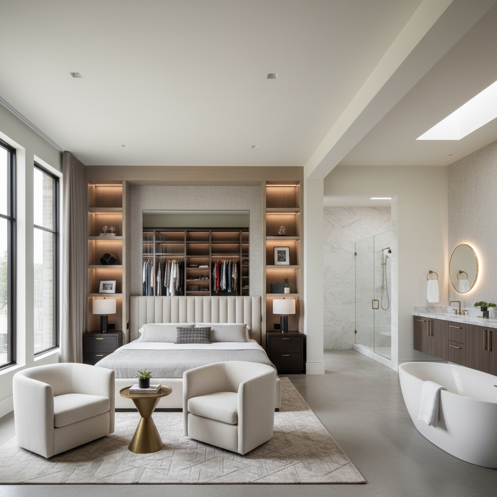 Master Bedroom Suite Houston - Tell Projects Houston TX