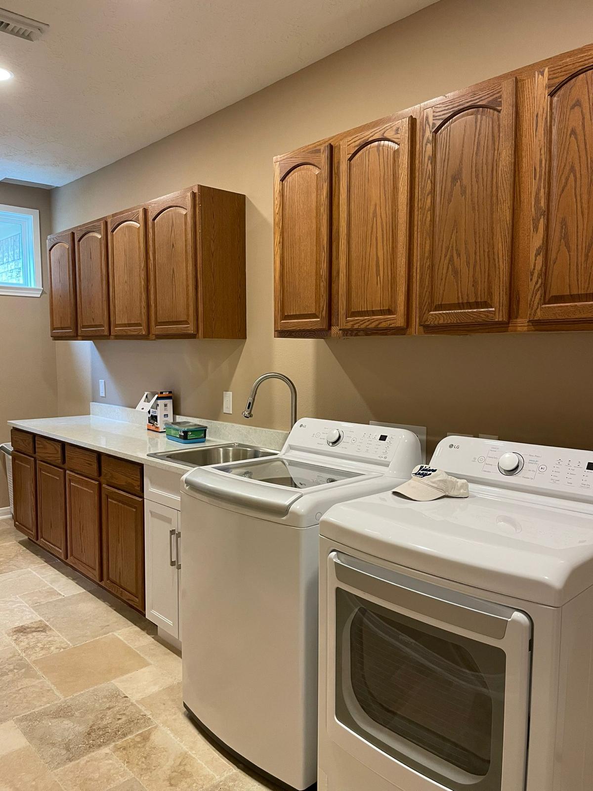 Commercial laundry room renovation in Houston apartment complex