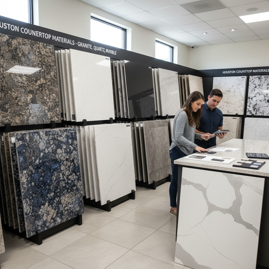 Countertop Material Selection - Tell Projects Houston TX