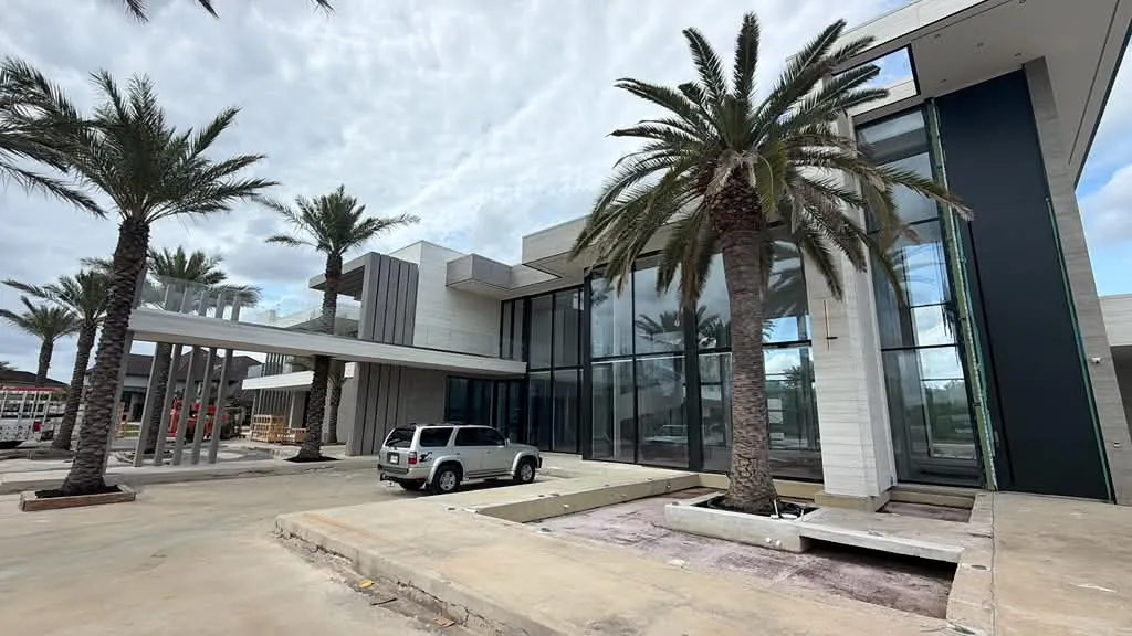 Glass installation project 2 — Tell Projects Houston TX