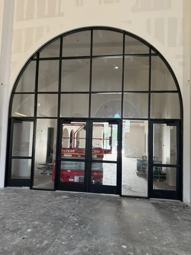 Glass installation project 3 — Tell Projects Houston TX