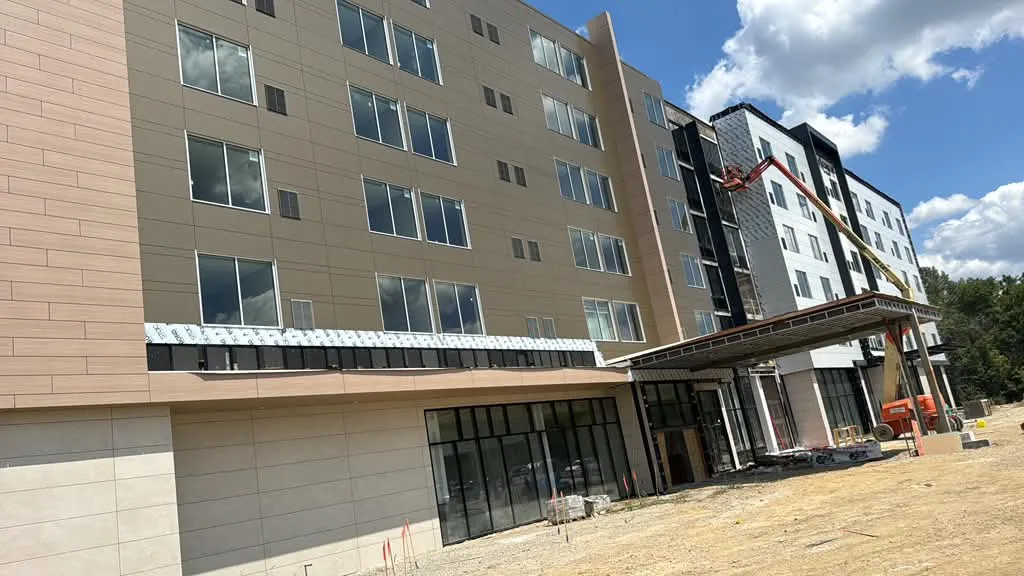 Glass installation project 8 — Tell Projects Houston TX