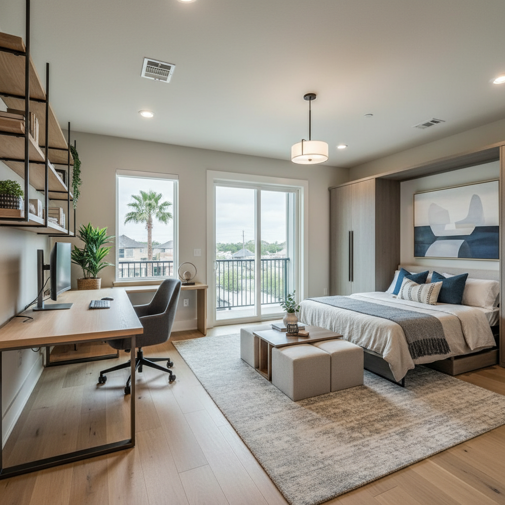 Multi-Purpose Room Design - Tell Projects Houston TX