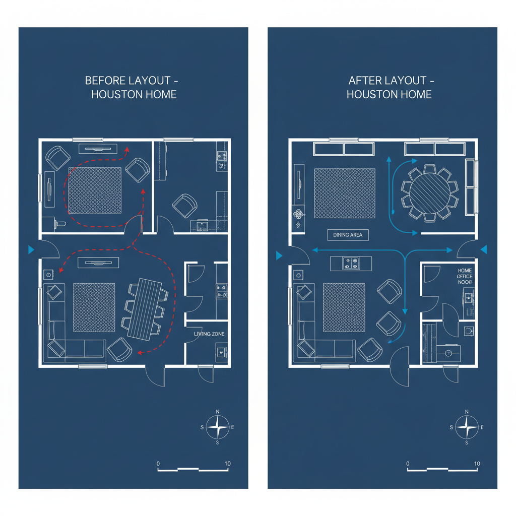 Room Layout Optimization Houston - Tell Projects Houston TX